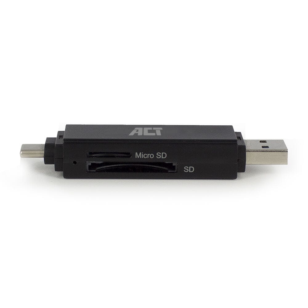 ACT USB-C/USB-A 3.0 card reader