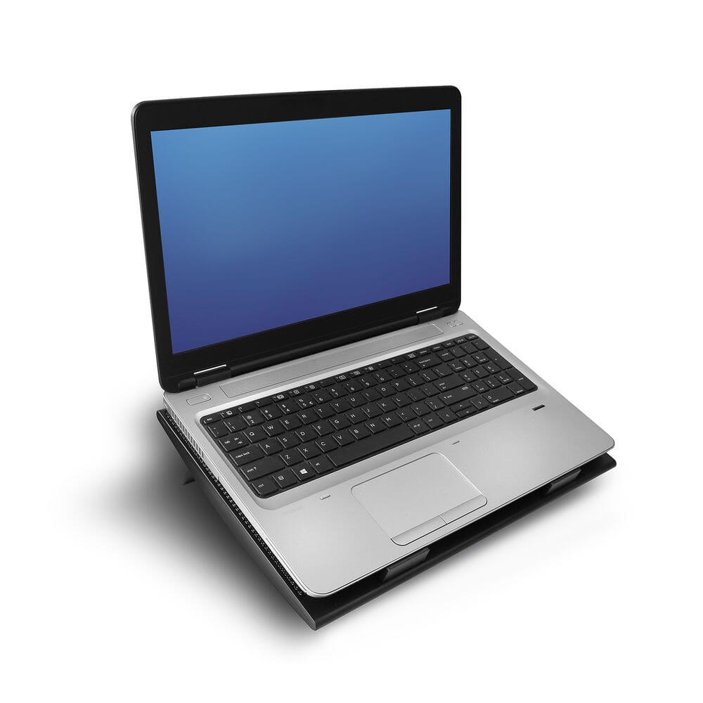 ACT Laptopstandaard verstelbaar in 2 standen, 4-poorts hub