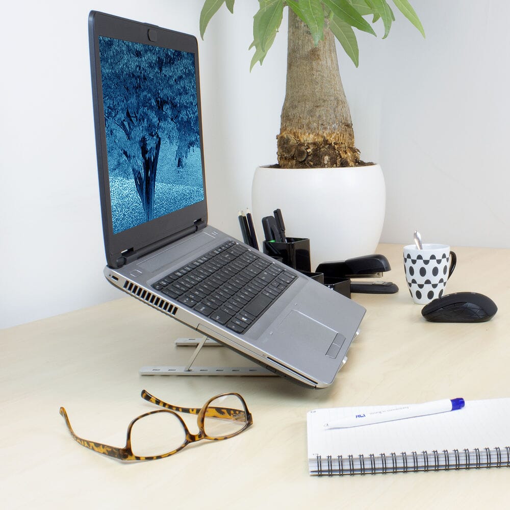 ACT Laptopstandaard aluminium verstelbaar in 7 standen
