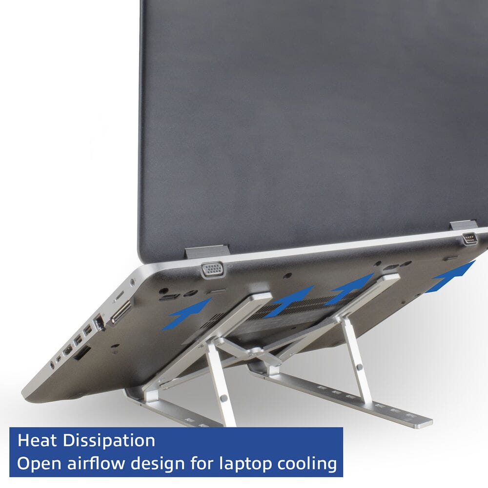 ACT Laptopstandaard aluminium verstelbaar in 7 standen