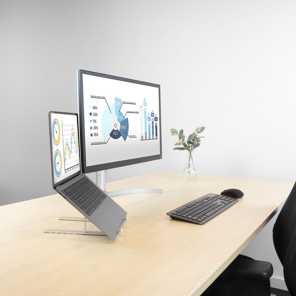 ACT Laptopstandaard aluminium verstelbaar in 7 standen