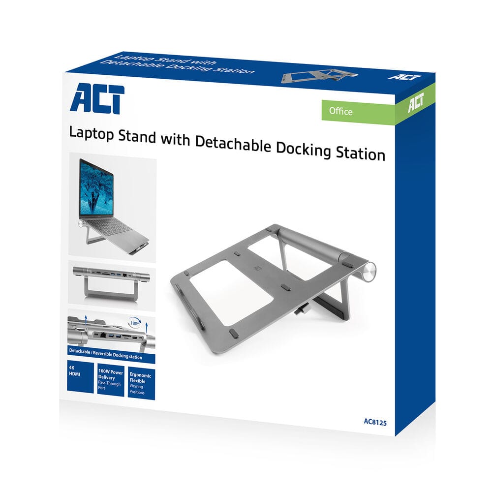ACT Laptopstandaard aluminium