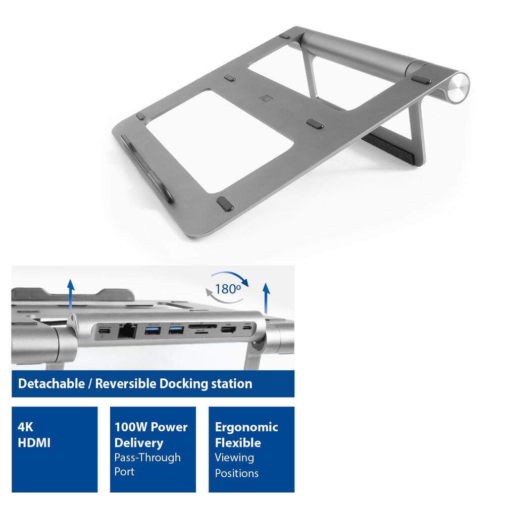 ACT Laptopstandaard aluminium