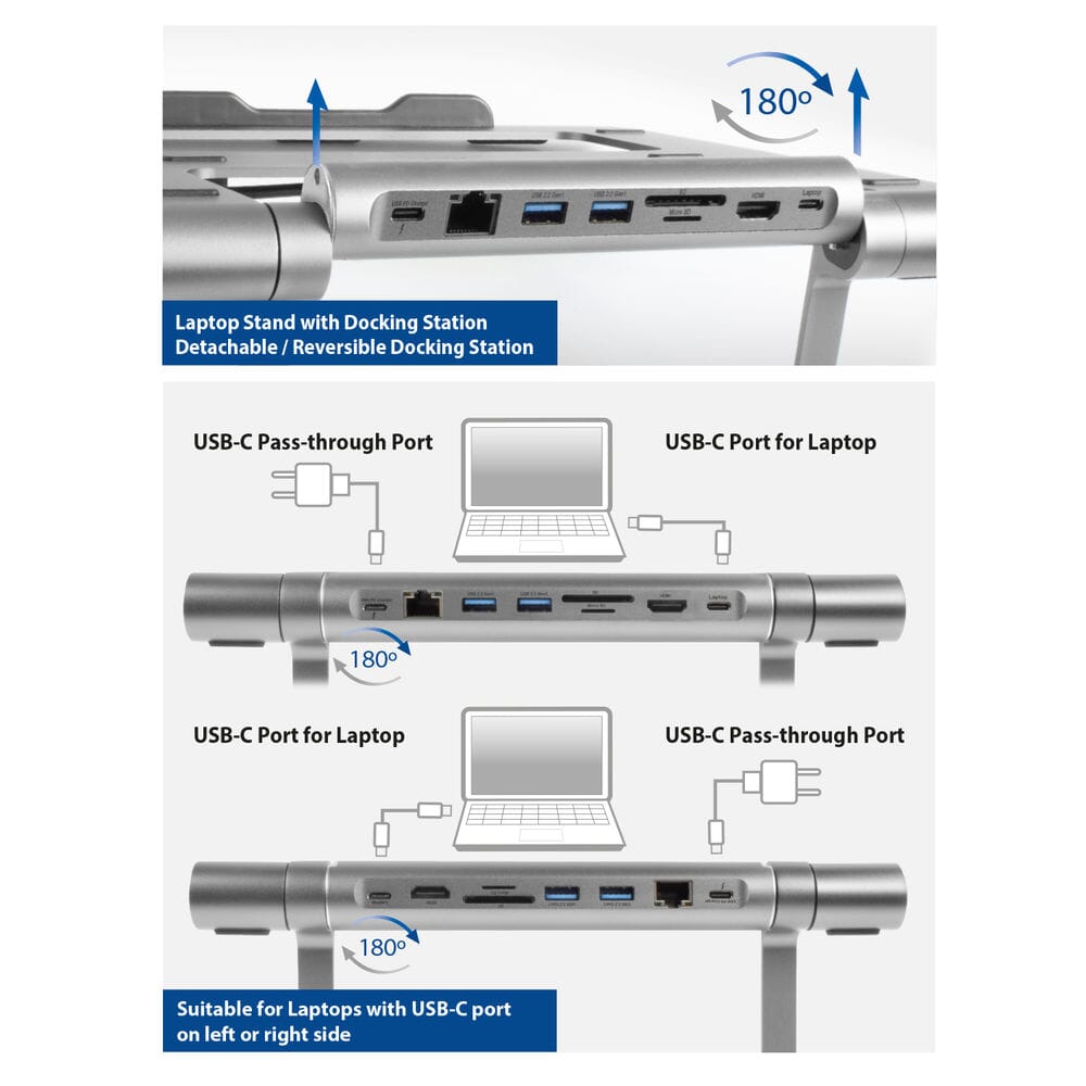 ACT Laptopstandaard aluminium
