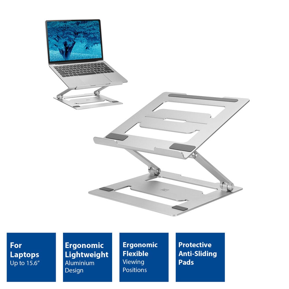 ACT Laptopstandaard aluminium opvouwbaar