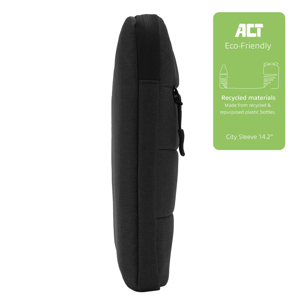 ACT City Housse ordinateur portable 13,3 pouces, noir