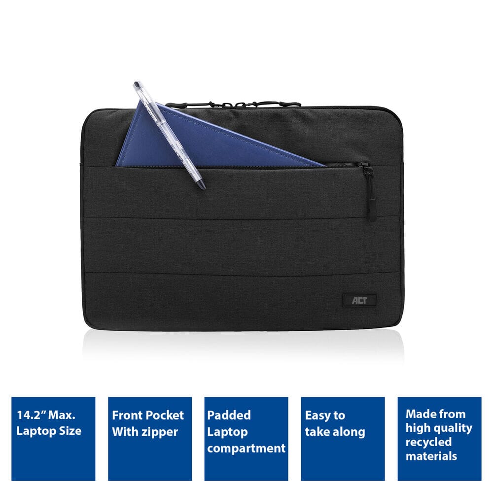 ACT City laptop sleeve voor laptops tot 14,2 inch