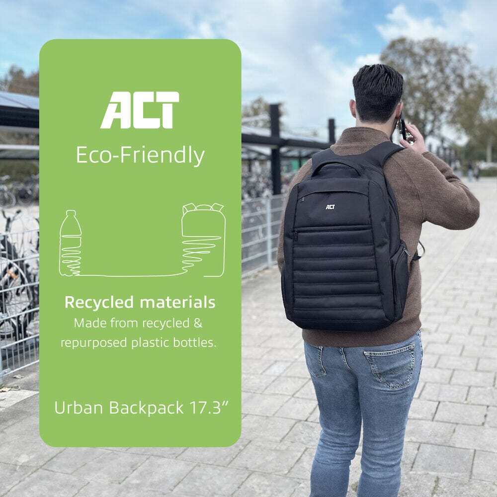 ACT Urban laptop rugzak 17,3 inch