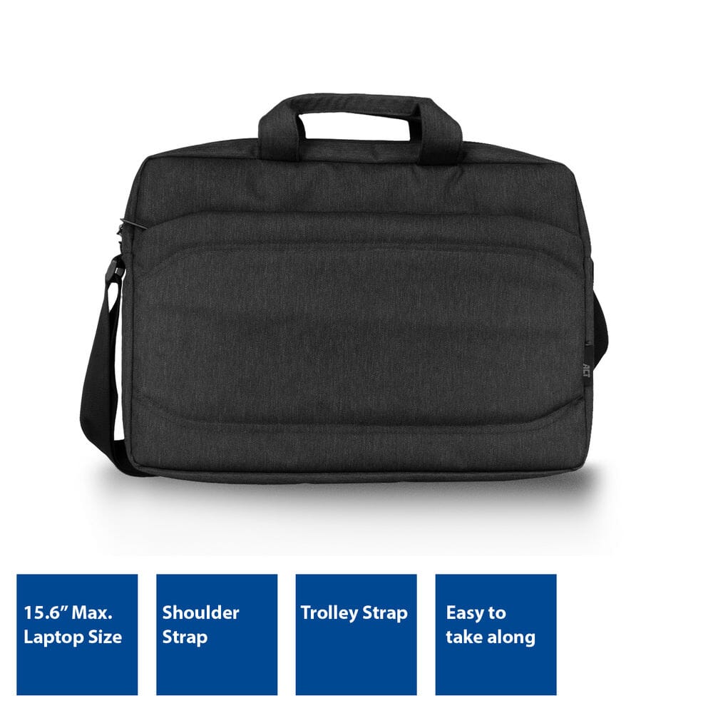 ACT Metro, laptop tas, 15,6 inch, zwart