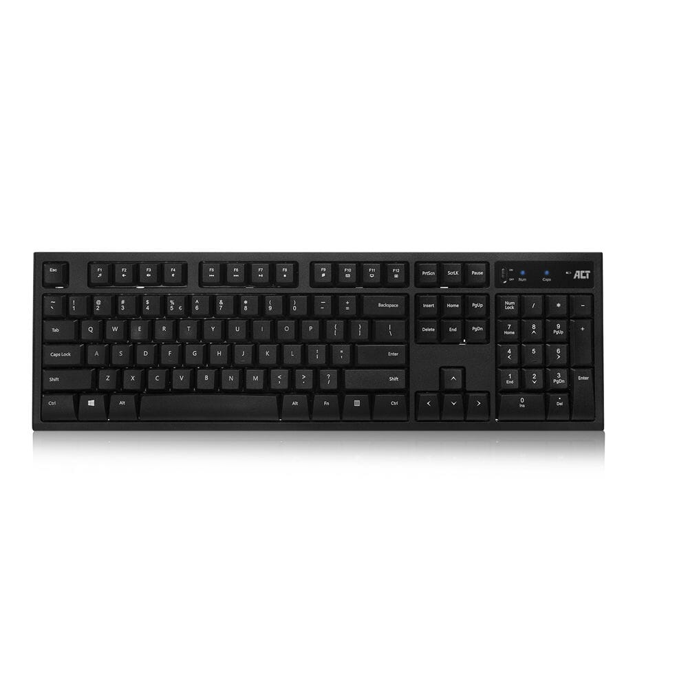 ACT Clavier et souris sans fil USB nano-récepteur Qwerty
