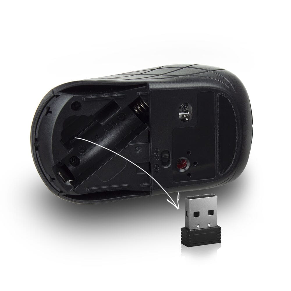 ACT Clavier et souris sans fil USB nano-récepteur Qwerty