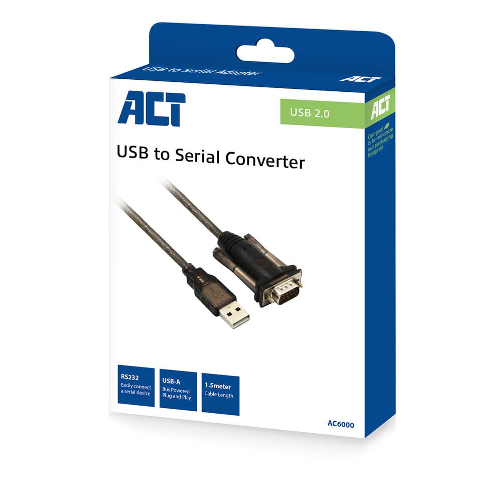 ACT Adapter USB naar serieel (RS-232)