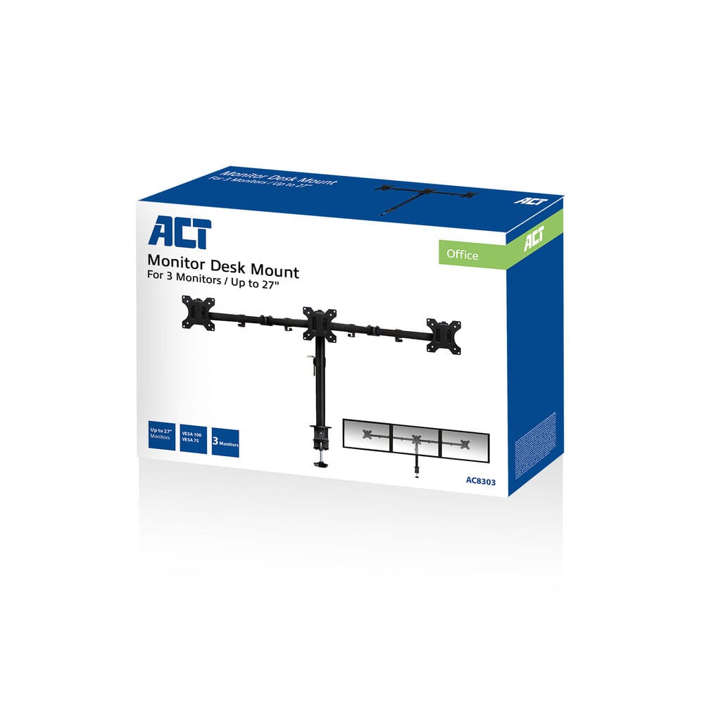 ACT Monitorarm, 3 schermen