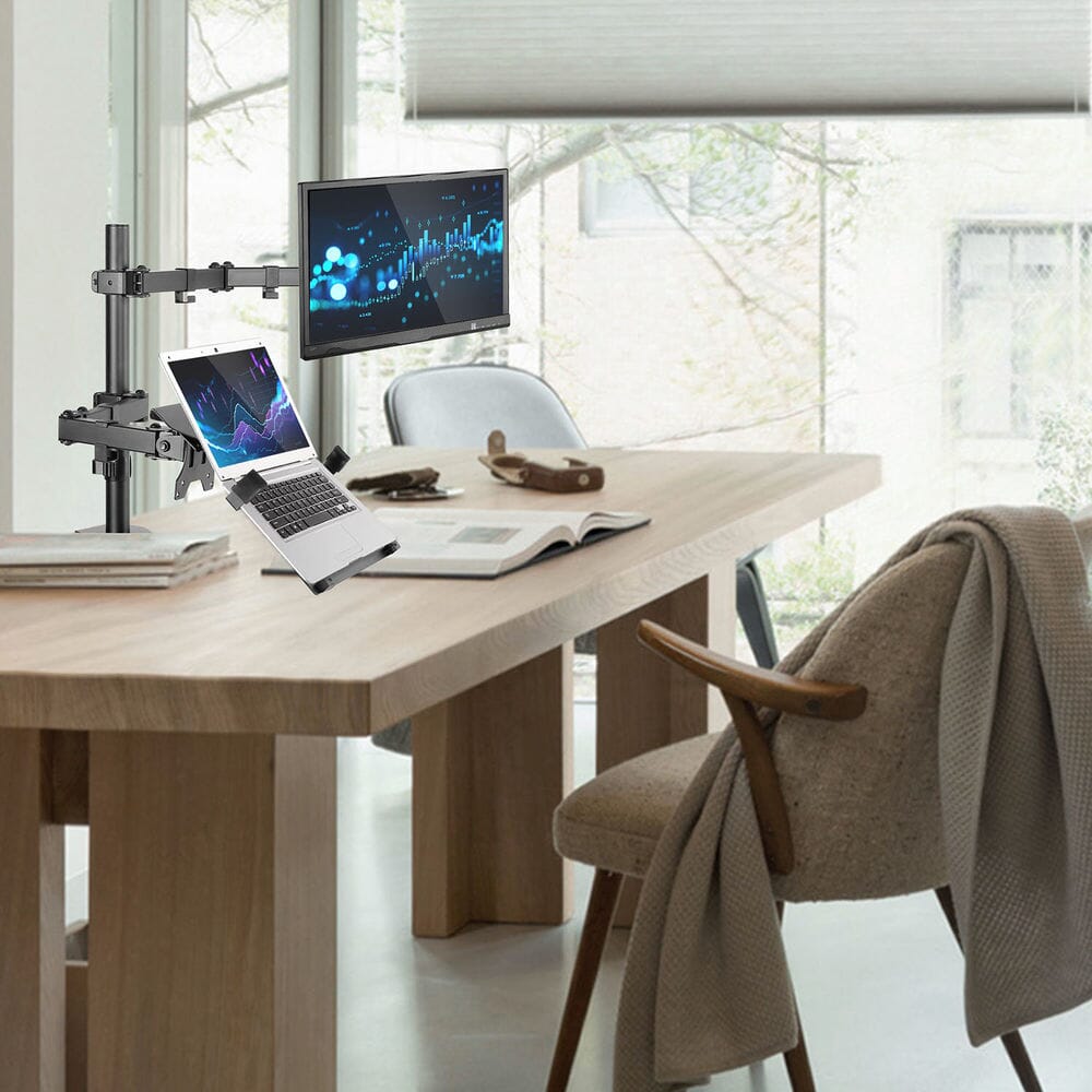 ACT Monitorarm mit Laptophalterung, 1 Bildschirm
