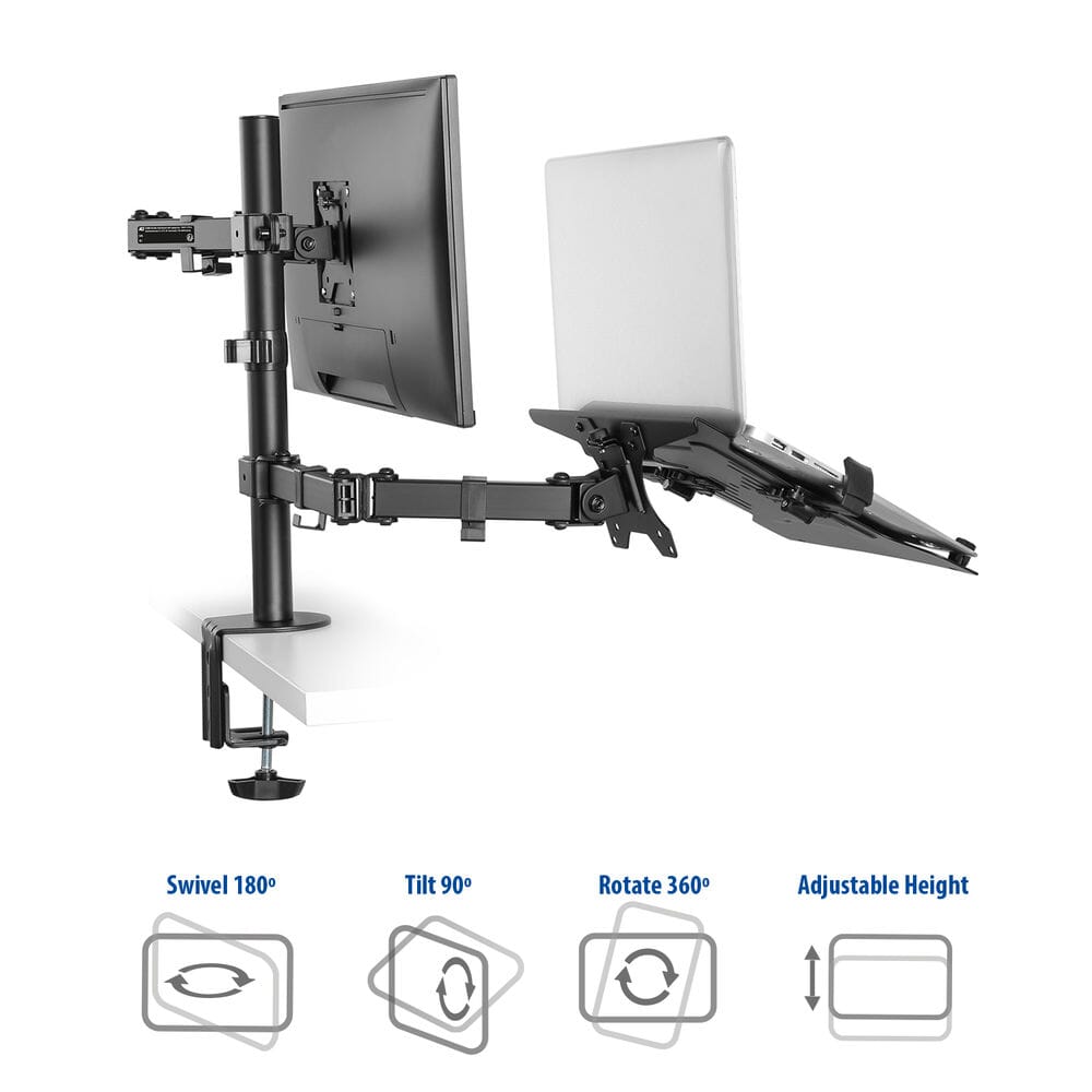ACT Monitorarm mit Laptophalterung, 1 Bildschirm