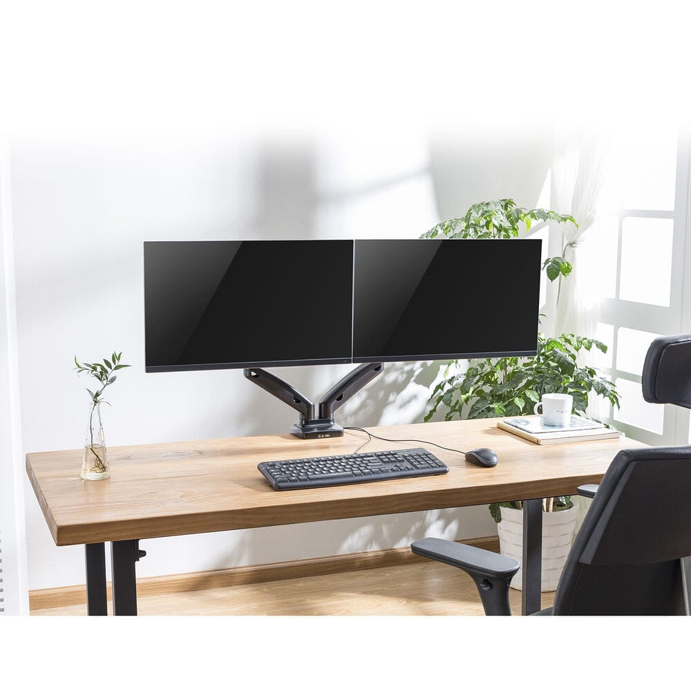 ACT Monitorarm office mit Gasfeder, 2 Bildschirme