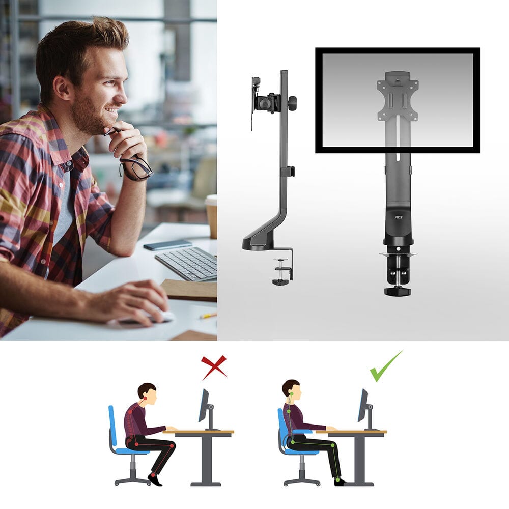 ACT Monitorarm office, 1 scherm