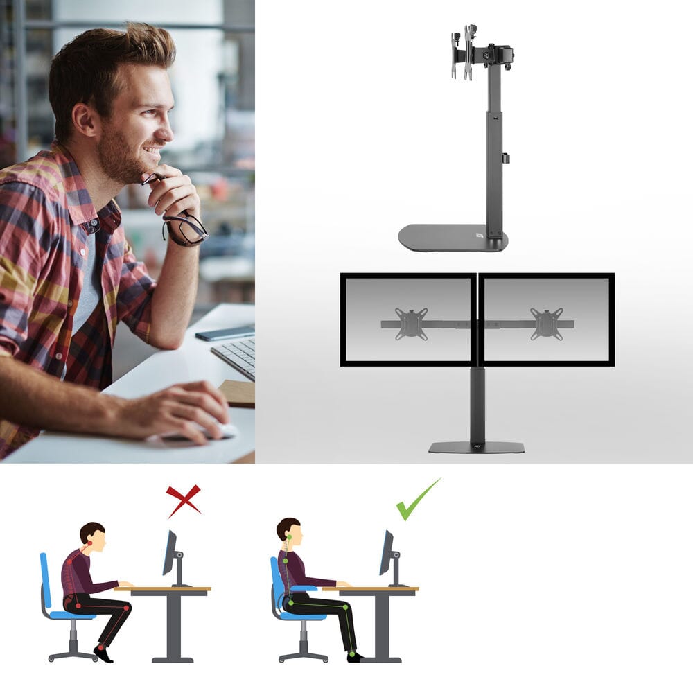ACT Monitorarm Büro 2 Bildschirme