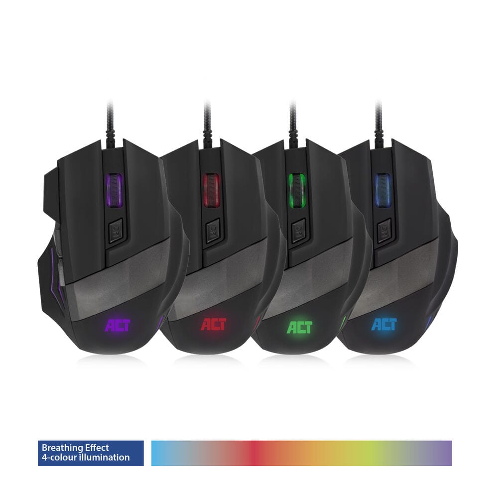 ACT Bekabelde Gaming Muis met verlichting 3200 dpi