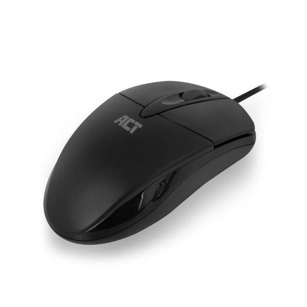 ACT Bekabelde Optische Muis, USB, 1000 DPI, zwart
