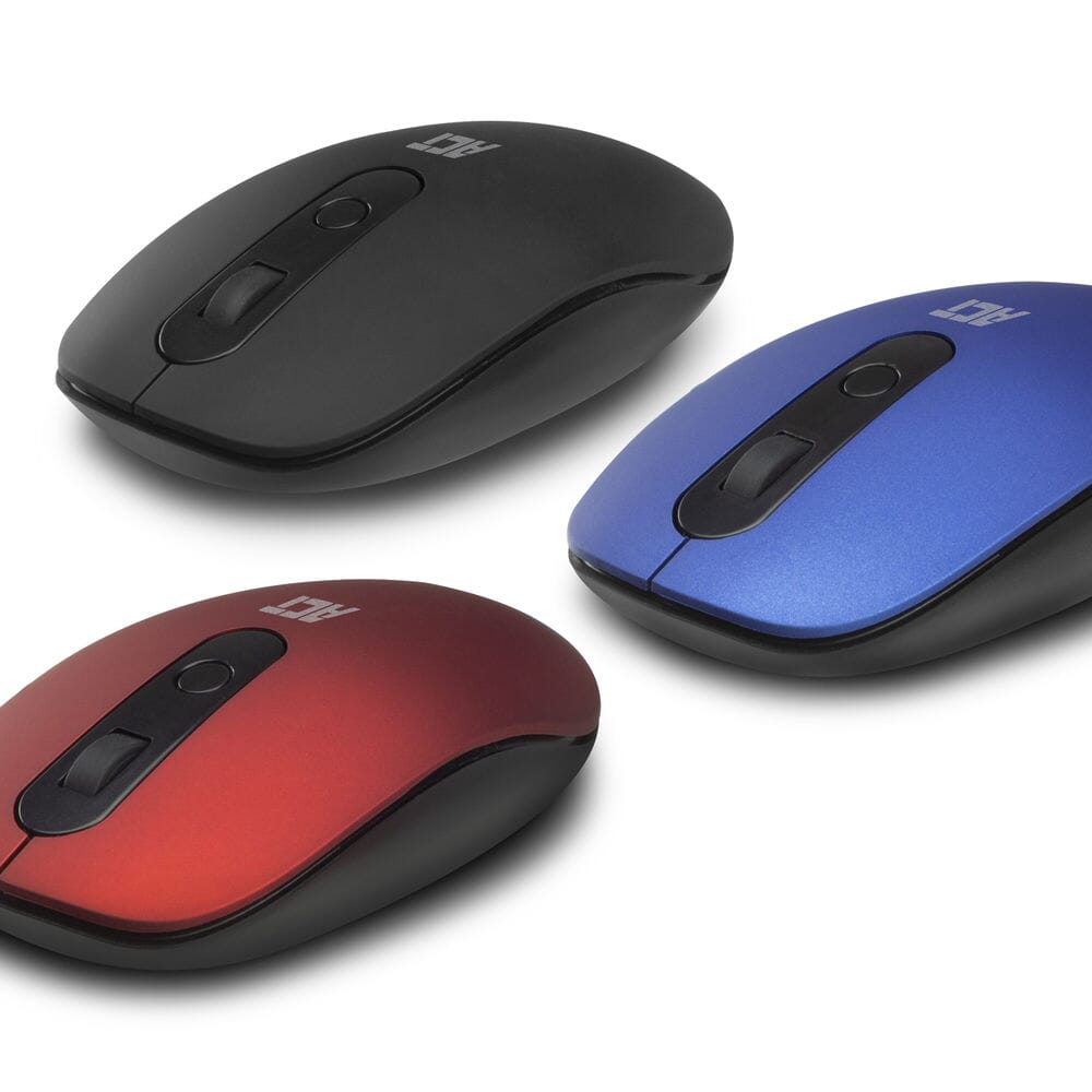 ACT Draadloze muis, USB nano ontvanger, 1200 dpi, zwart