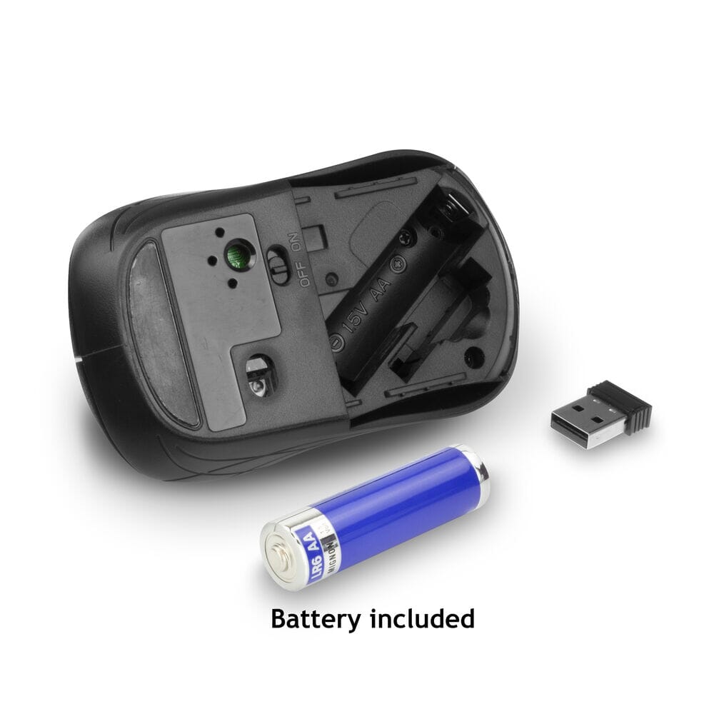 ACT Kabellose Maus, USB-Nano-Empfänger, 1600 dpi, blau