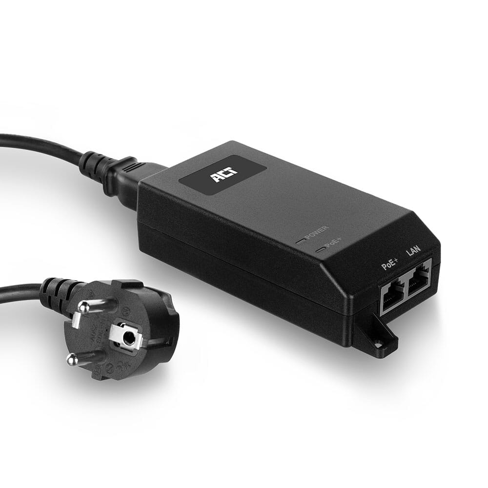 ACT Gigabit PoE+ (30W) Injector