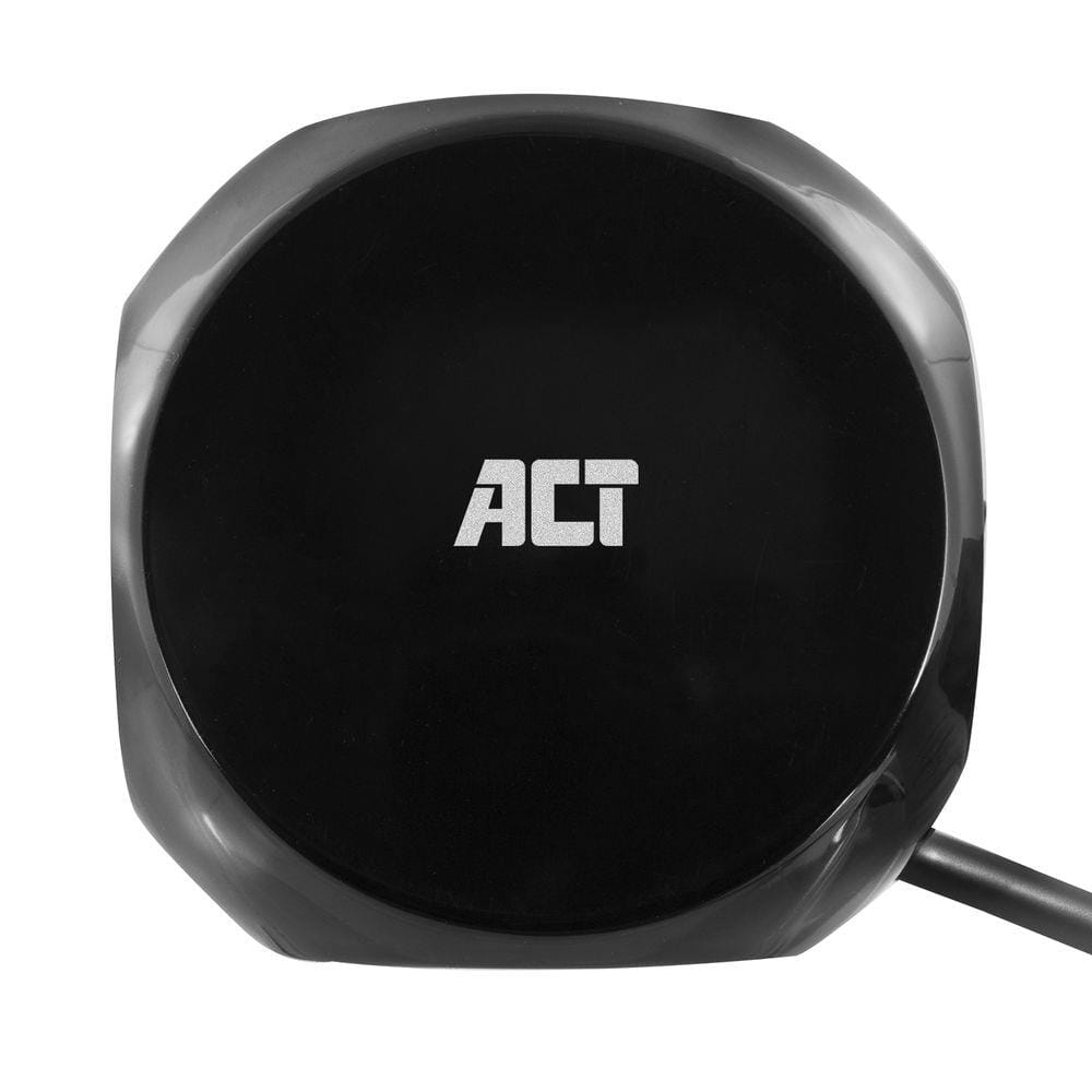 ACT Vierkante stekkerdoos (PDU) met 3 sockets type F 1,5m