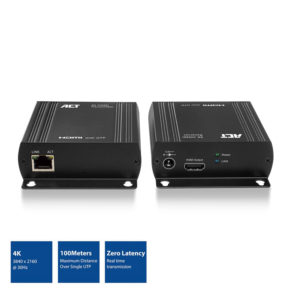 ACT HDMI über CAT5e Extender Set bis zu 100 Meter