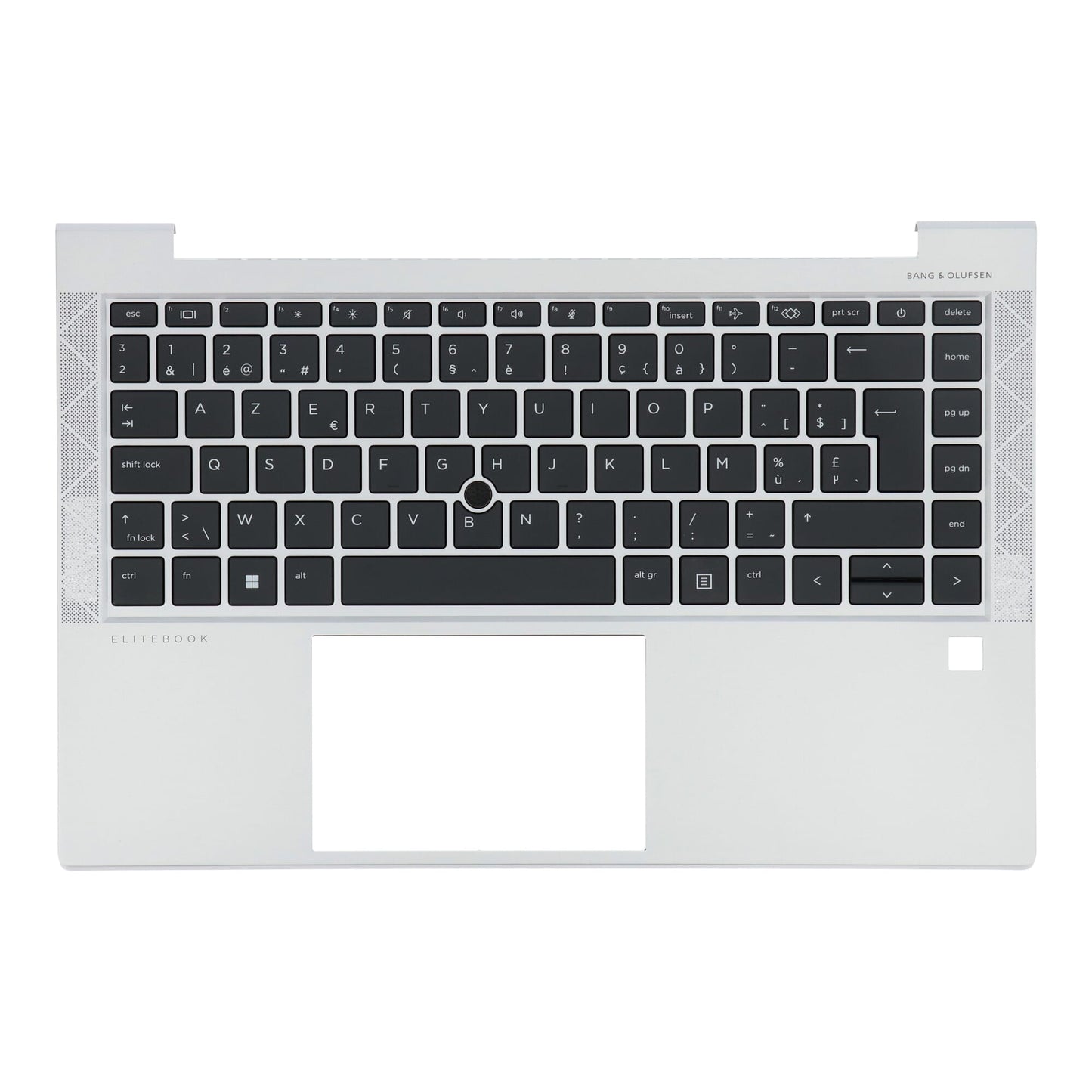 HP Laptop-Tastatur Azerty BE + Top Cover - Silber