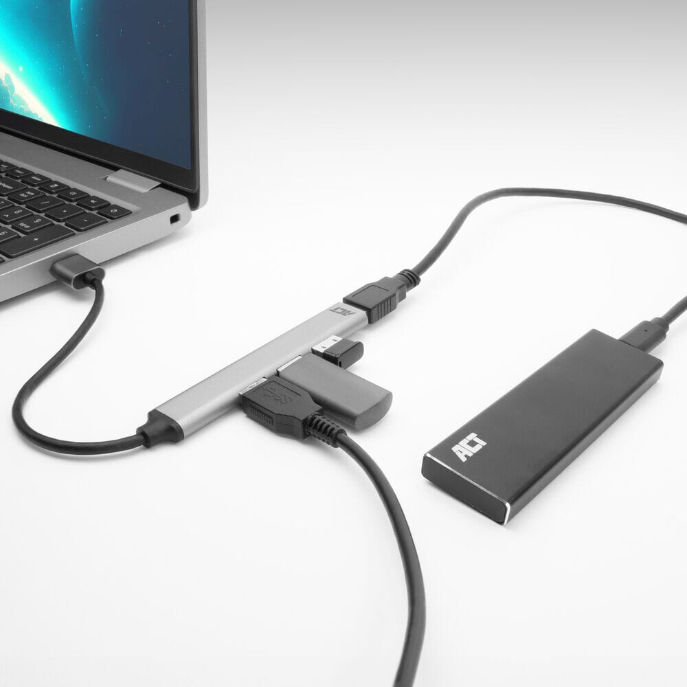 USB-A Hub 2.0, 4 Port USB-A