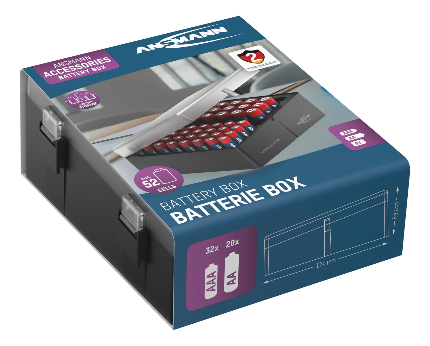 Ansmann Alkaline batterij AAA / AA 52 pcs