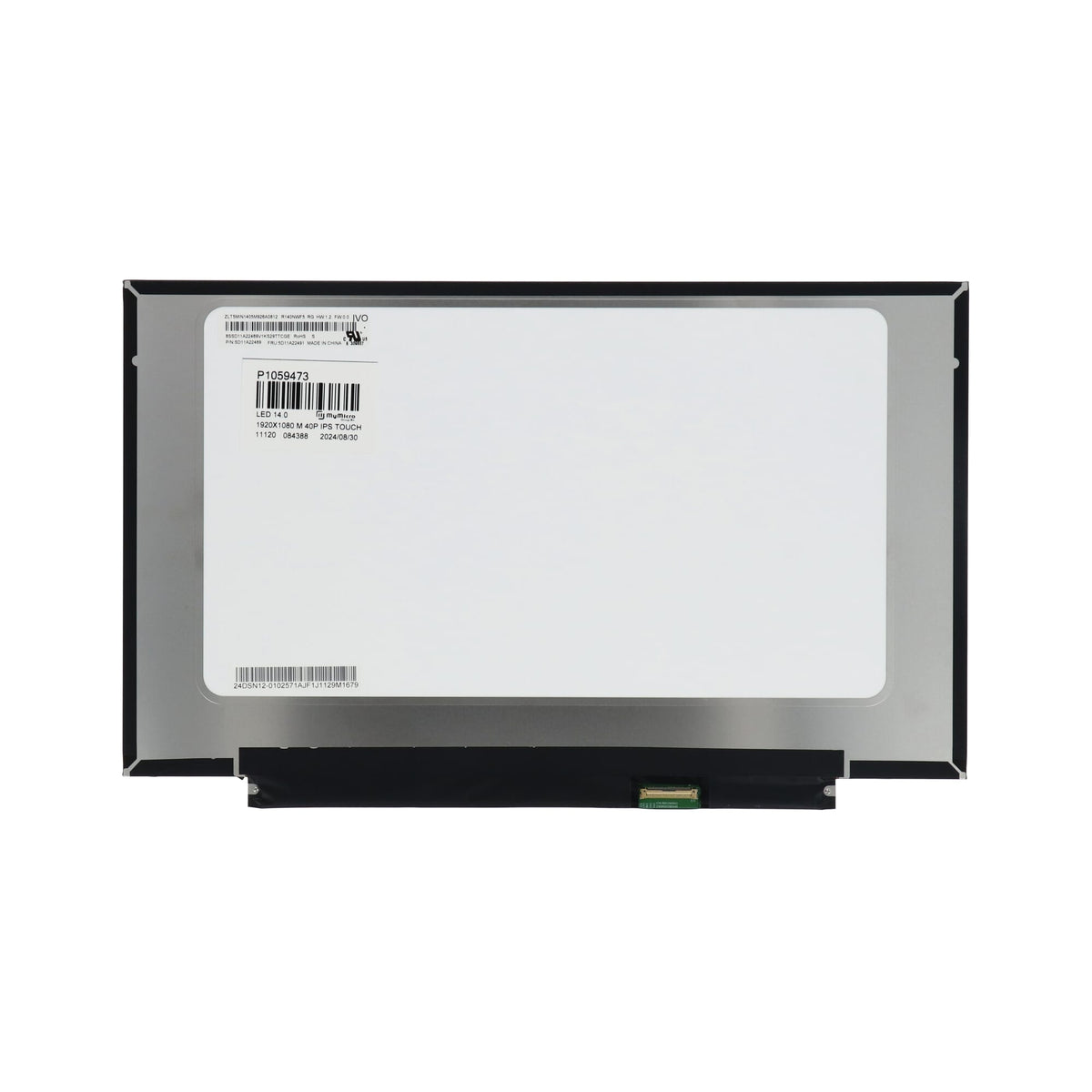 14.0 inch LCD Scherm 1920x1080 Mat, 40Pin 20mm, IPS, Touch