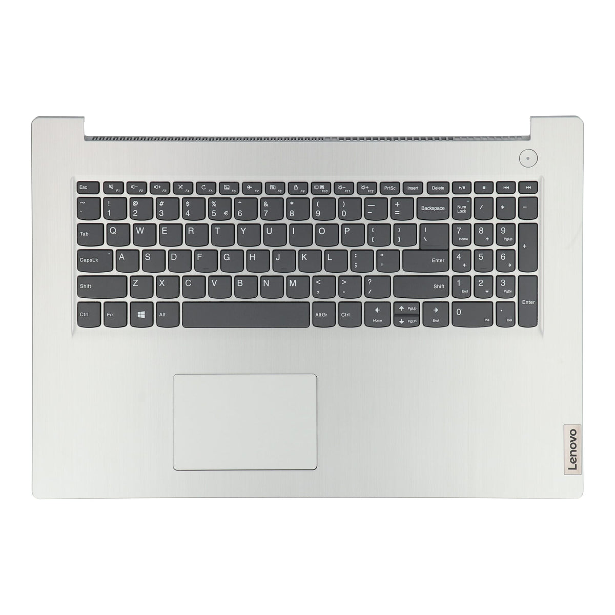 Lenovo Laptop Toetsenbord Qwerty US + Top Cover - Grijs