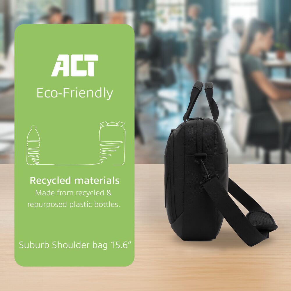 ACT Suburb shoulder bag for laptops up to 15.6 inch