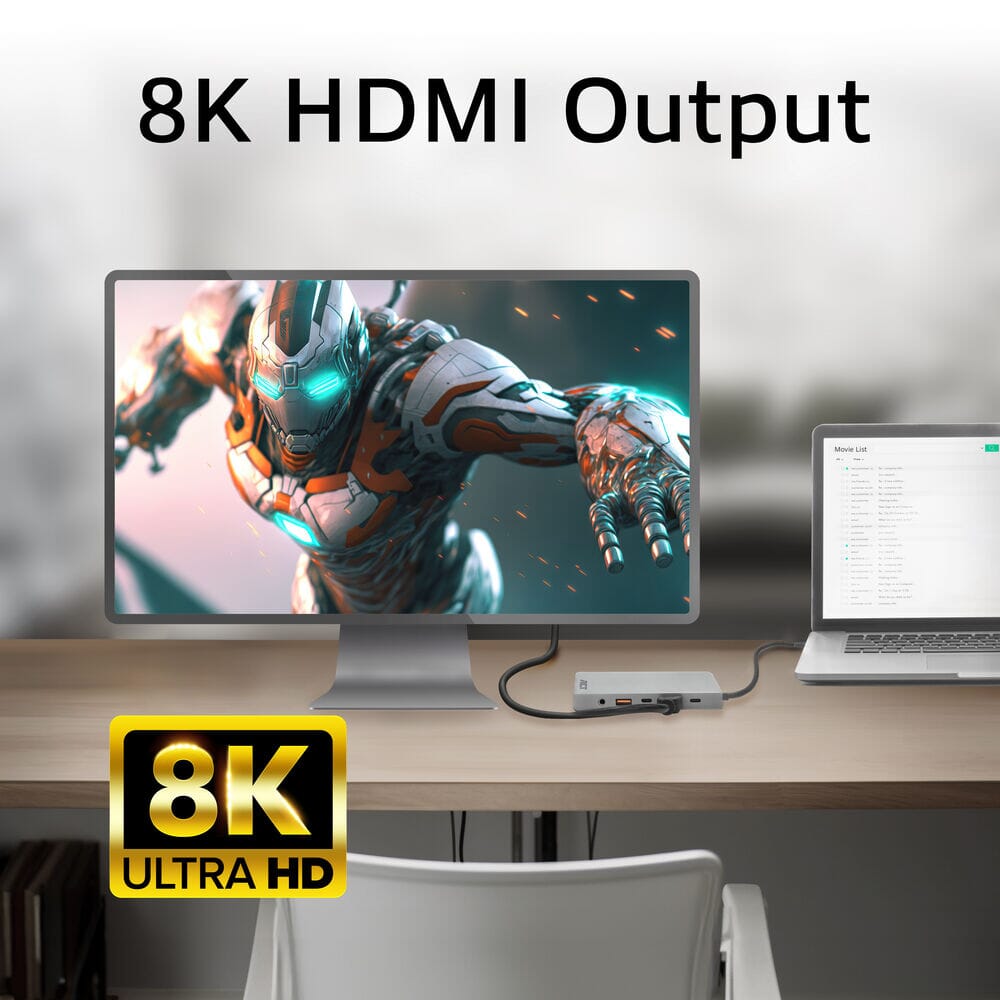 ACT USB-C 4K / 8K 60Hz docking station for 1 HDMI monitor