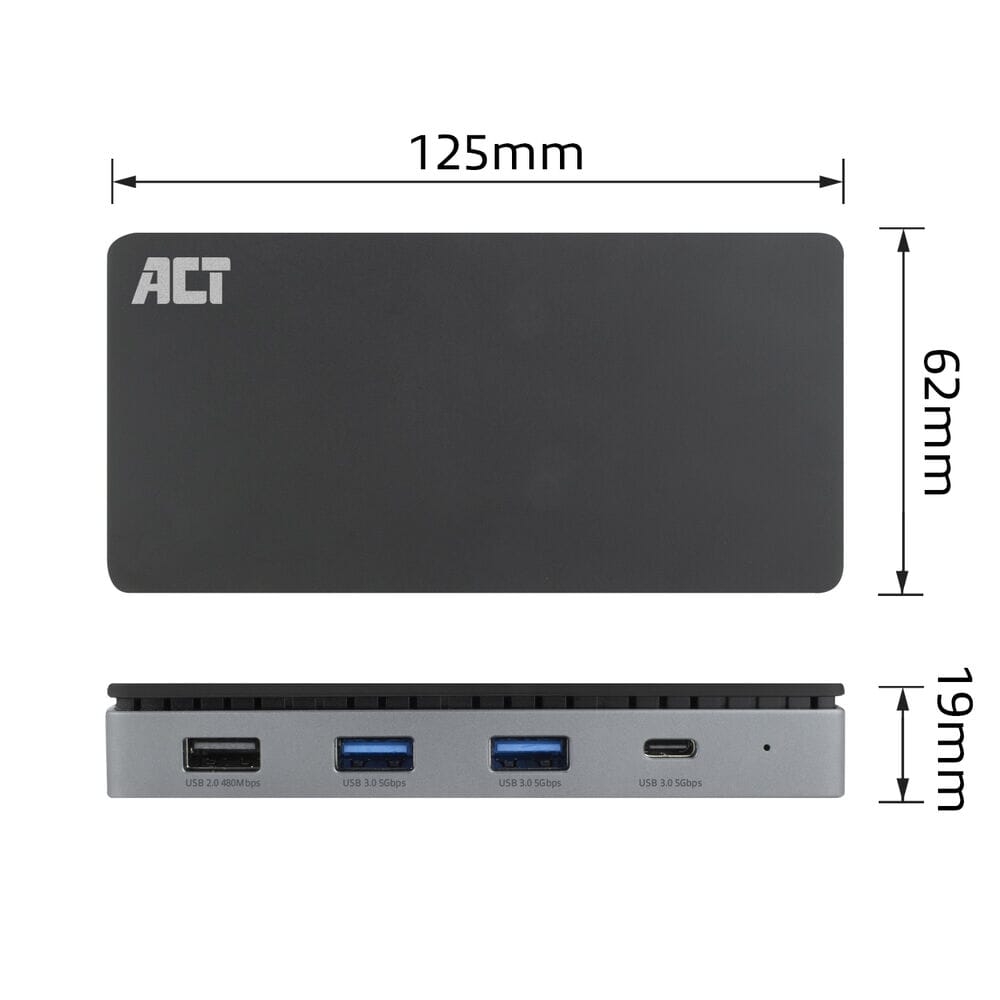 ACT USB-C 4K MST docking station