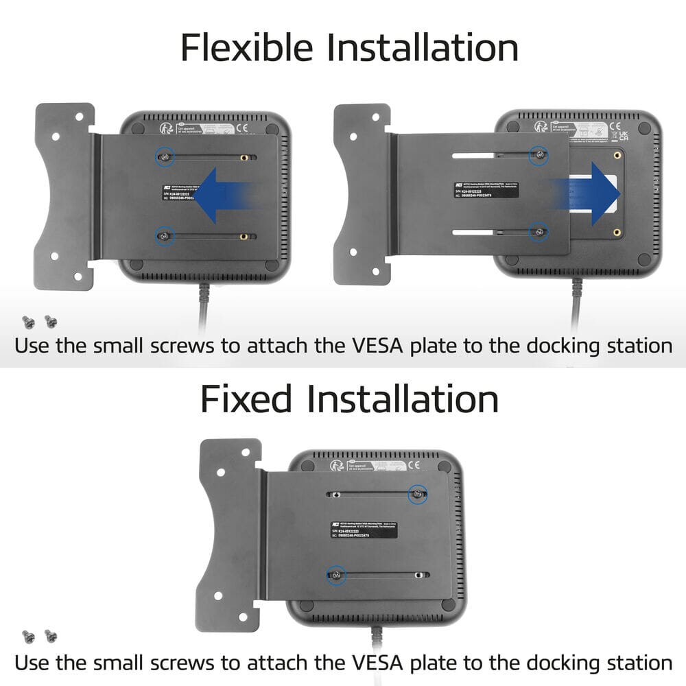 ACT VESA adapter plate for the AC7150 docking station