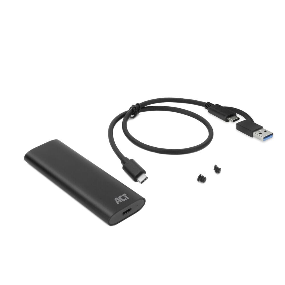 ACT USB-C M.2 NVMe / PCIe SSD Enclosure, tool-free