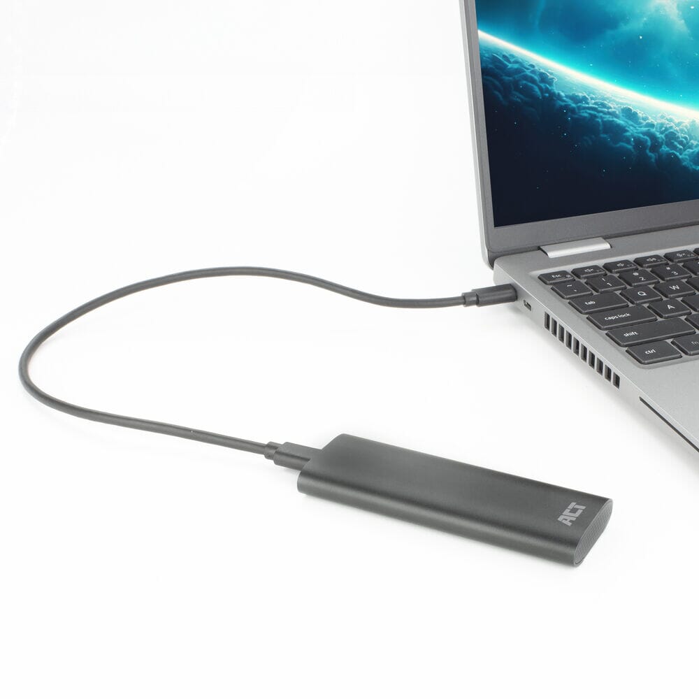 ACT USB-C M.2 NVMe / PCIe SSD-Gehäuse, werkzeuglos