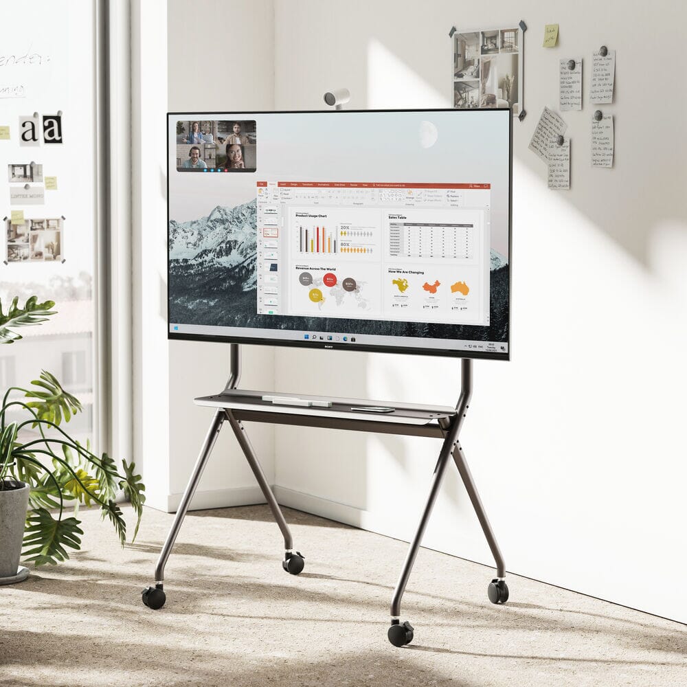 ACT Mobile tv/monitor floor stand, 50 up to 86 inch, VESA