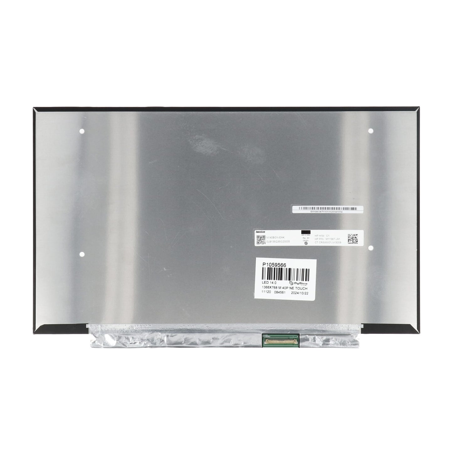 14.0 inch LCD Scherm 1366x768 Mat 40Pin eDP, Touch