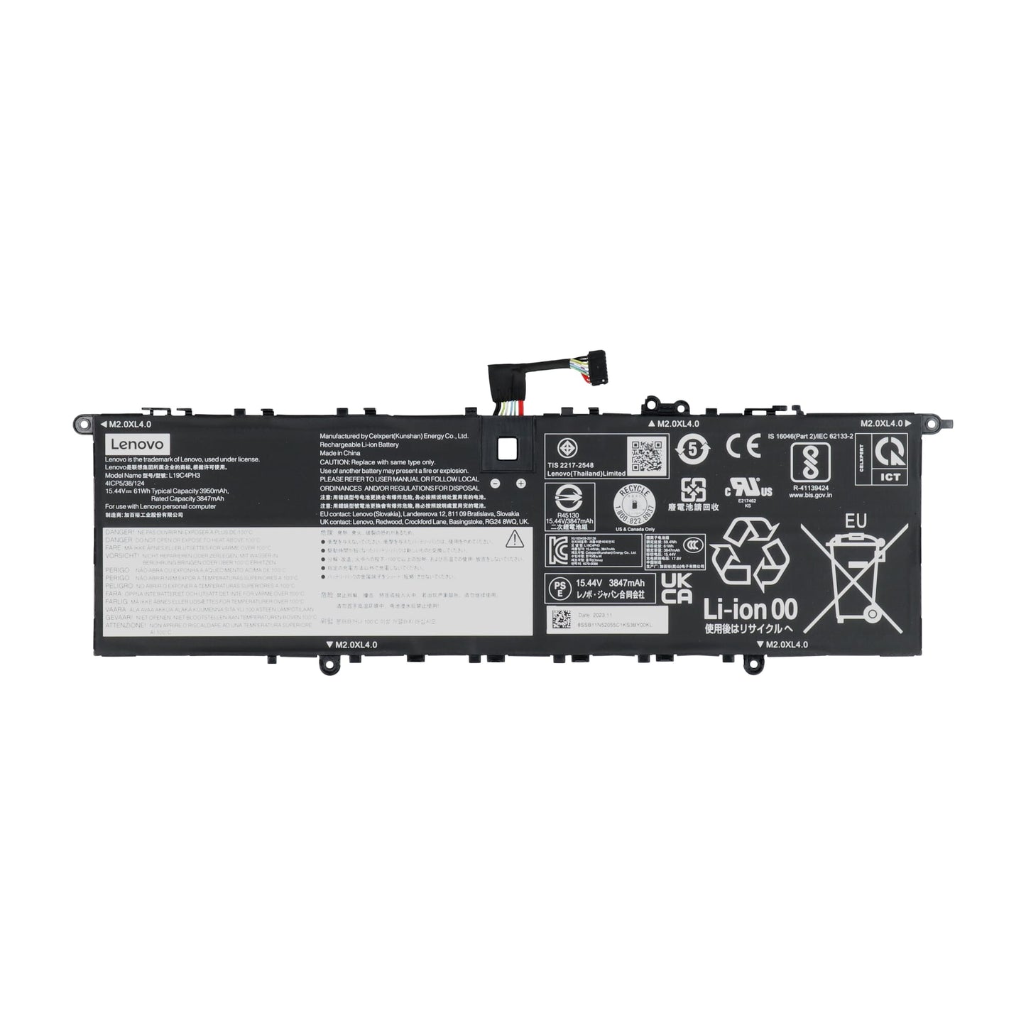 Lenovo Laptop Akku 3950mAh