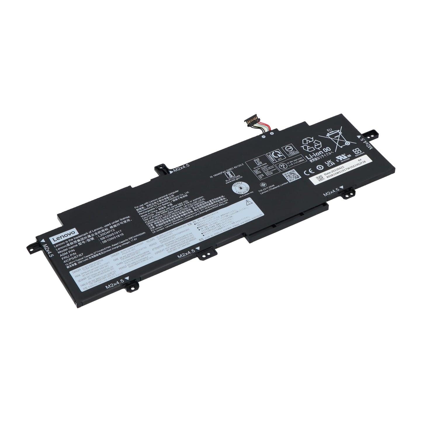 Batterie d'ordinateur portable Lenovo 3711 mAh