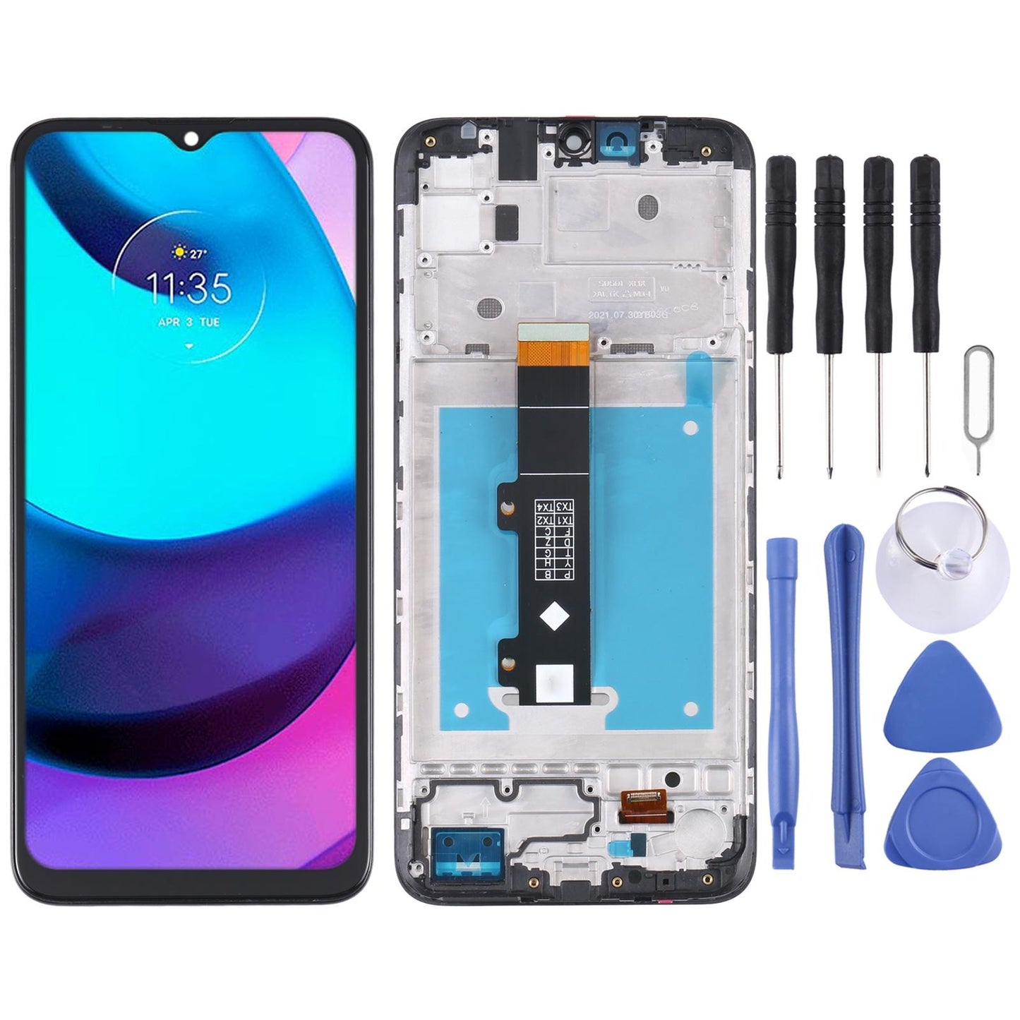 Display unit LCD voor Motorola Moto E20