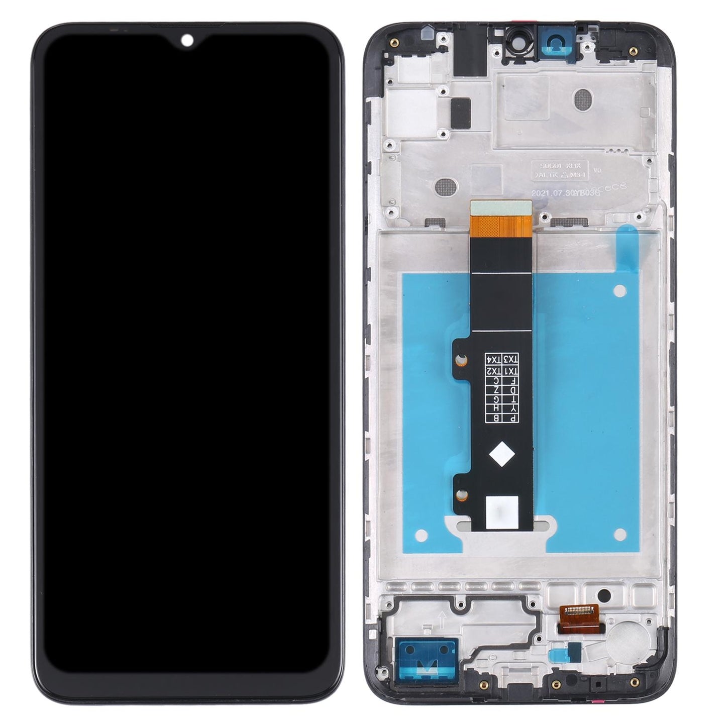 Display unit LCD voor Motorola Moto E20