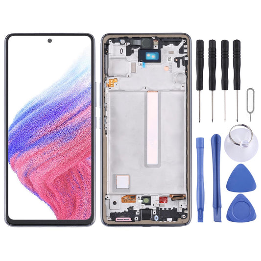 Display unit Super AMOLED met frame voor Samsung Galaxy A53 5G (SM-A536B)