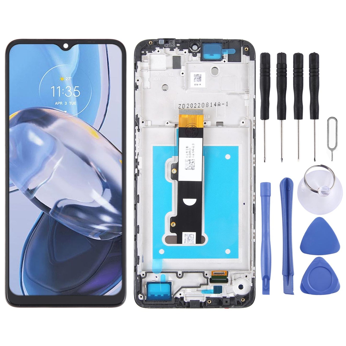 Display unit LCD voor Motorola Moto E22 / E22i