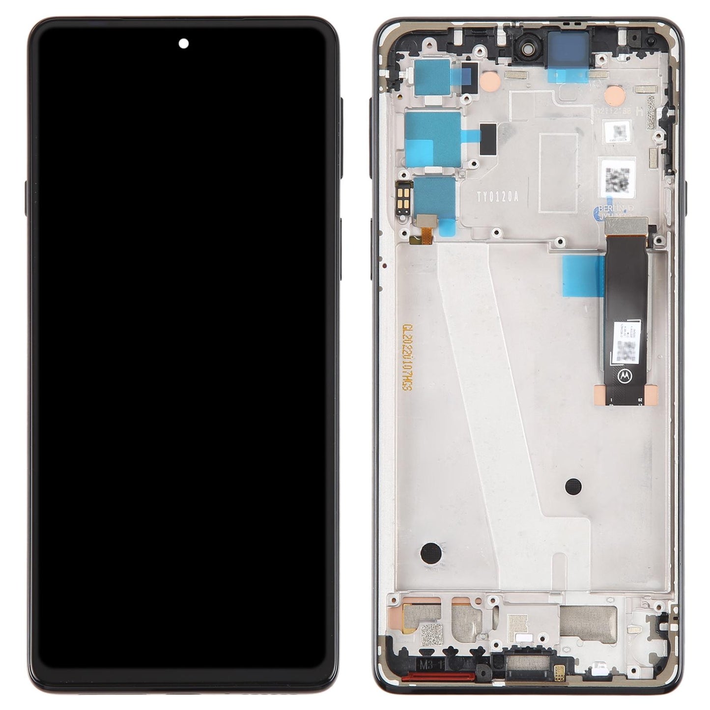 Display unit AMOLED voor Motorola Moto Edge 20