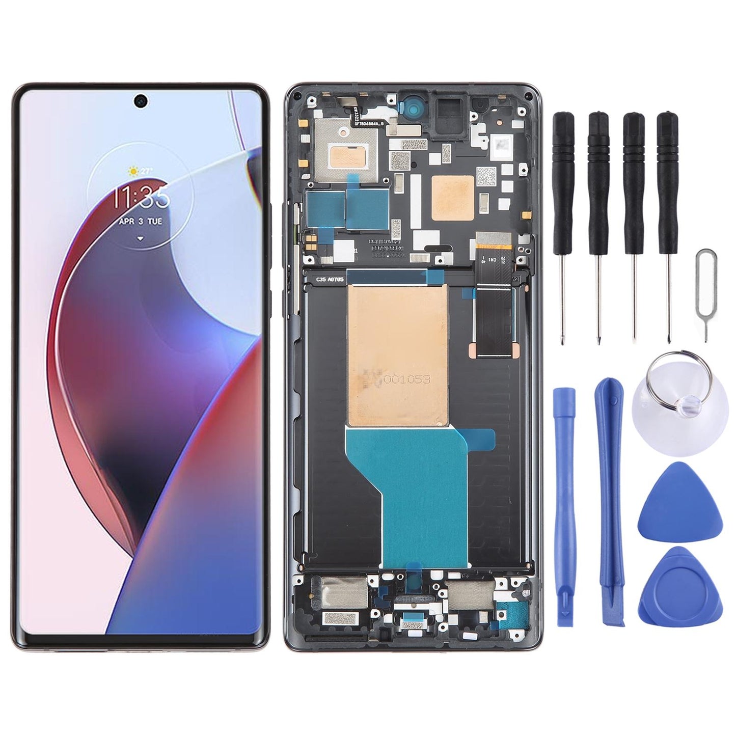 Display unit pOLED voor Motorola Moto Edge 30 Ultra